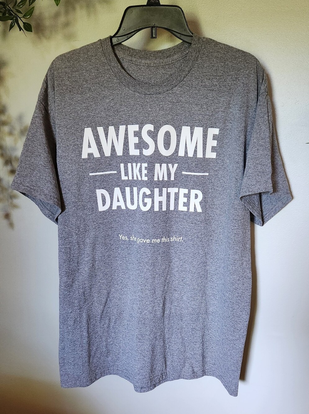Awesome Like My Daughter Gray Kids T‑Shirt